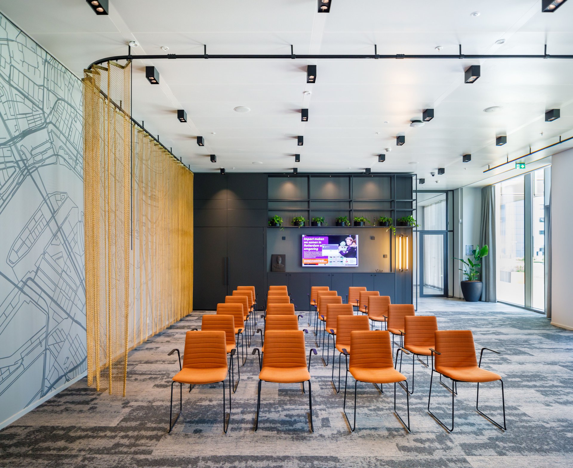 Meeting spaces in Rabobank headquarters