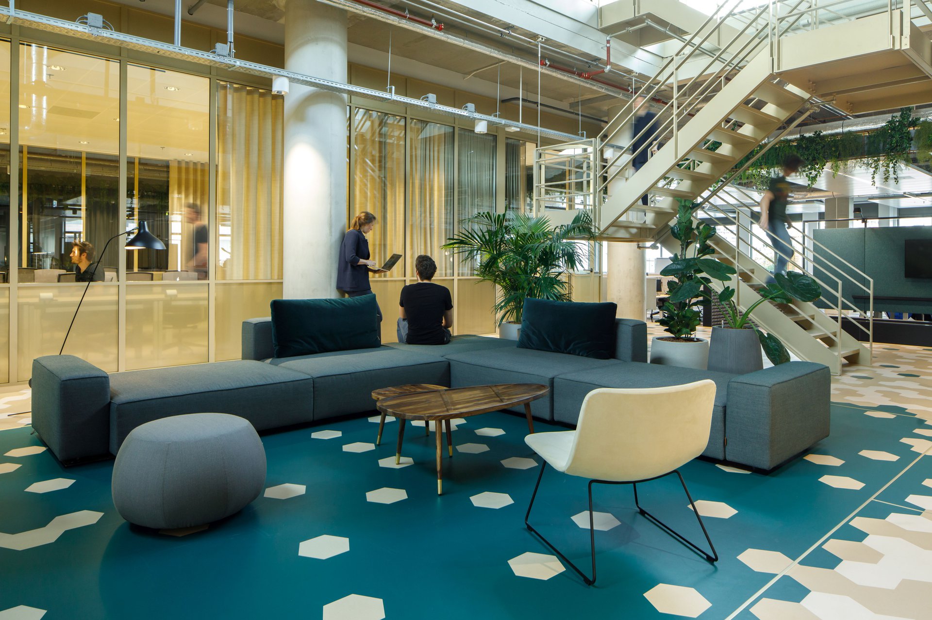Rabobank Customer Service Centre in Rotterdam with meeting and training spaces