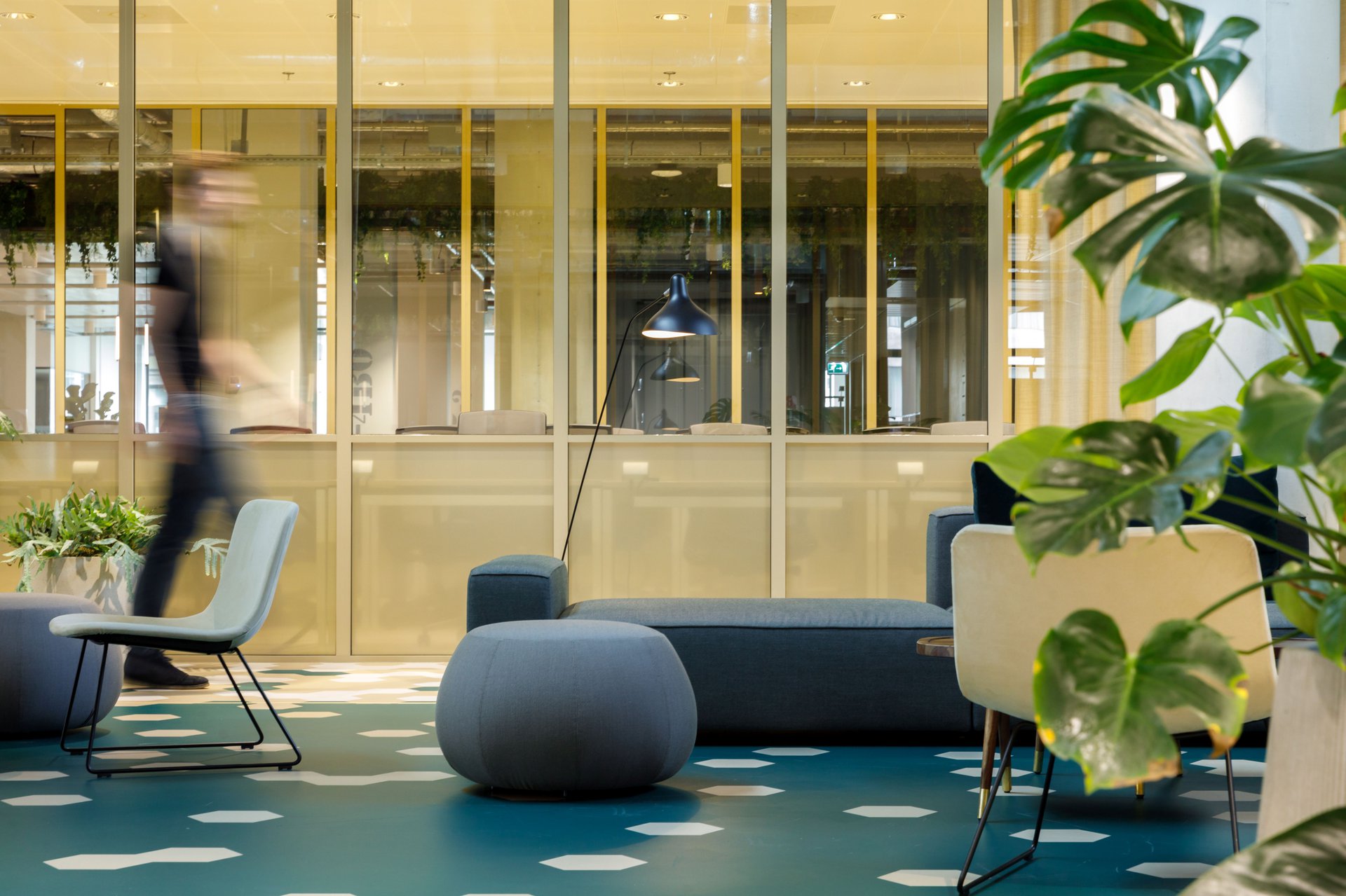 Rabobank Customer Service Centre in Rotterdam with meeting and training spaces