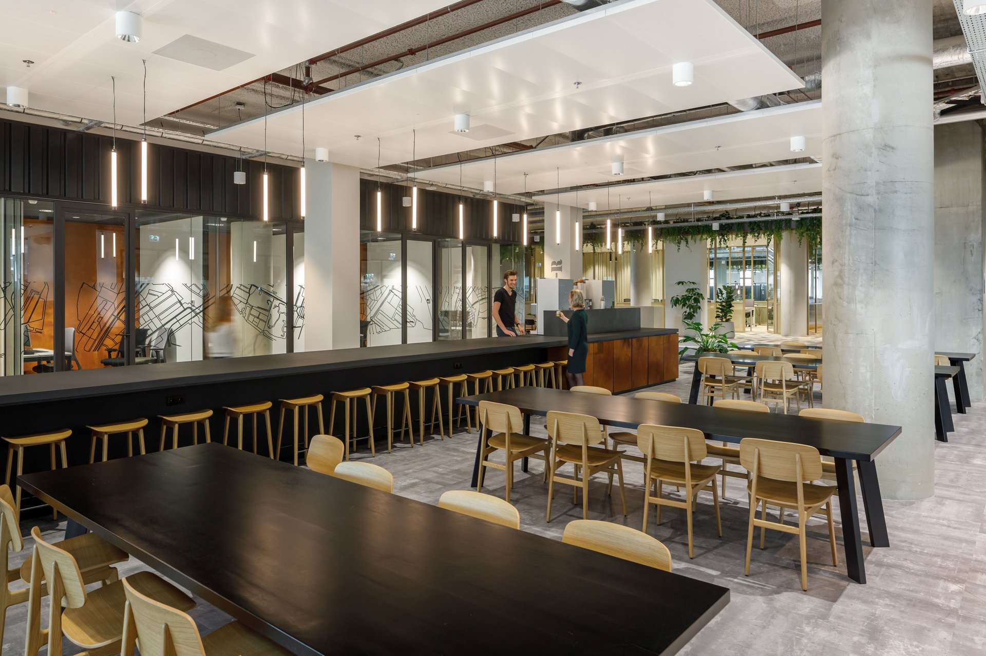 Rabobank Customer Service Centre in Rotterdam with meeting and training spaces