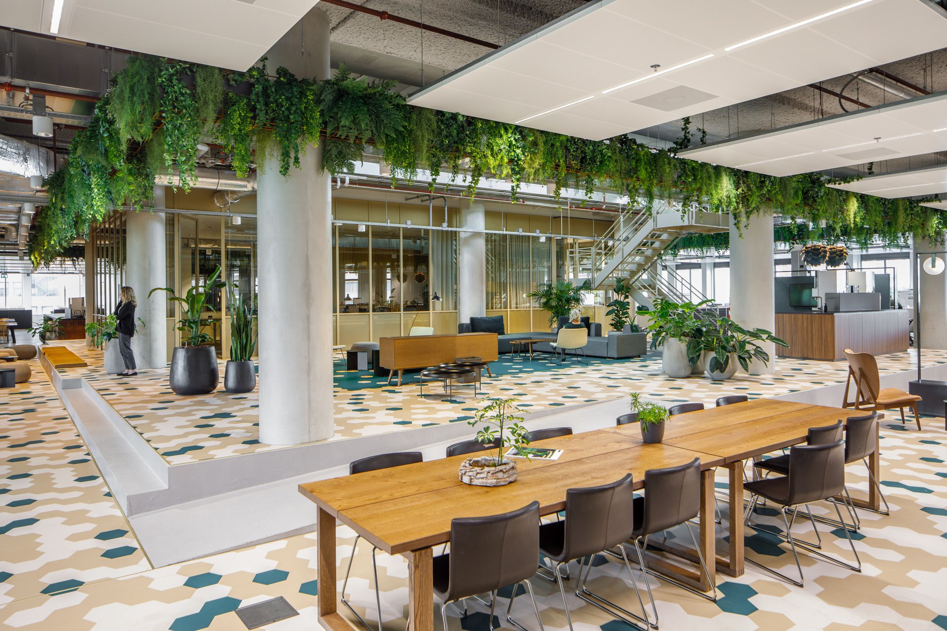 Rabobank Customer Service Centre in Rotterdam with meeting and training spaces