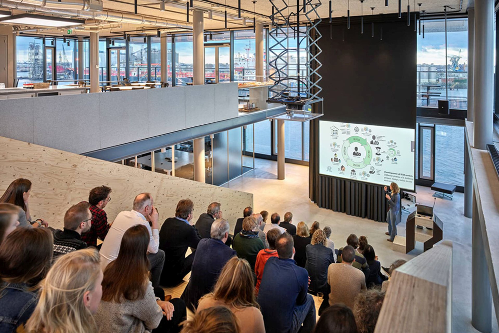 Rijnboutt office interior design showcasing user wellbeing