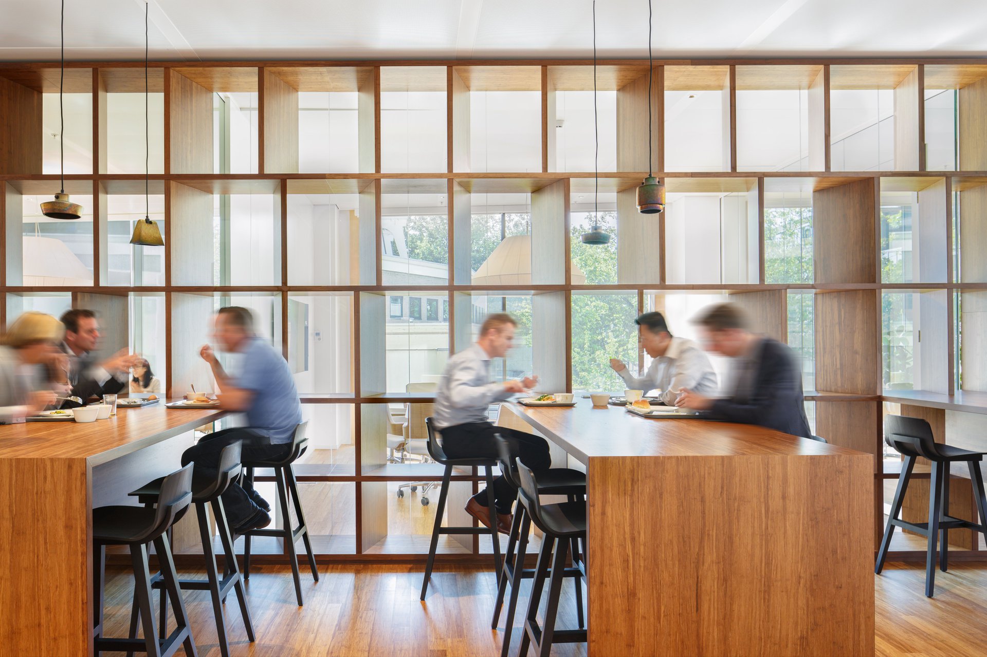 Robeco office interior with sustainable materials