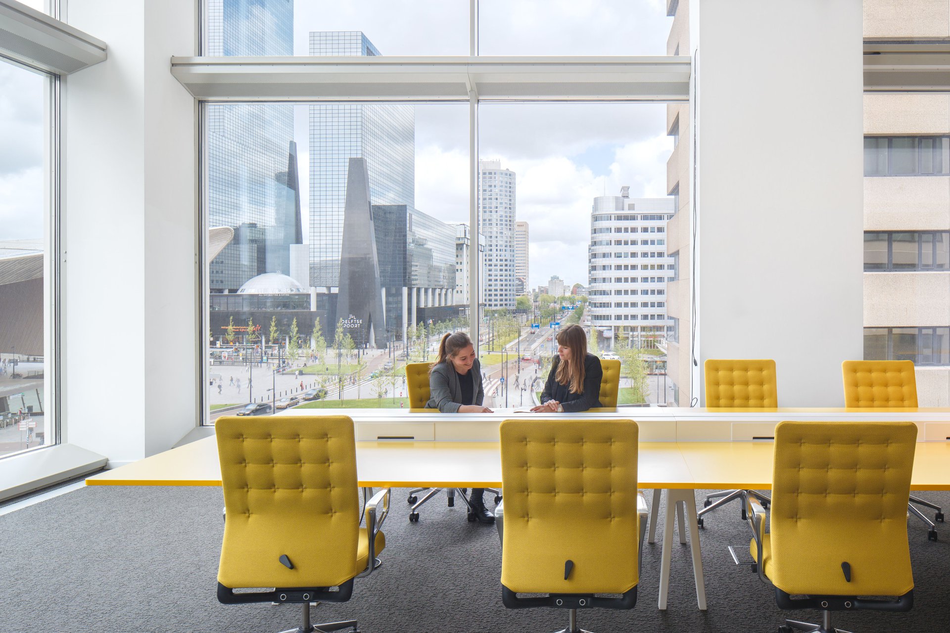 Robeco office interior with storage spaces
