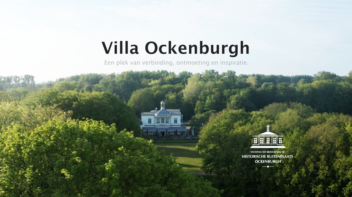Screenshot of Buitenplaats Ockenburgh winning the European Heritage Awards