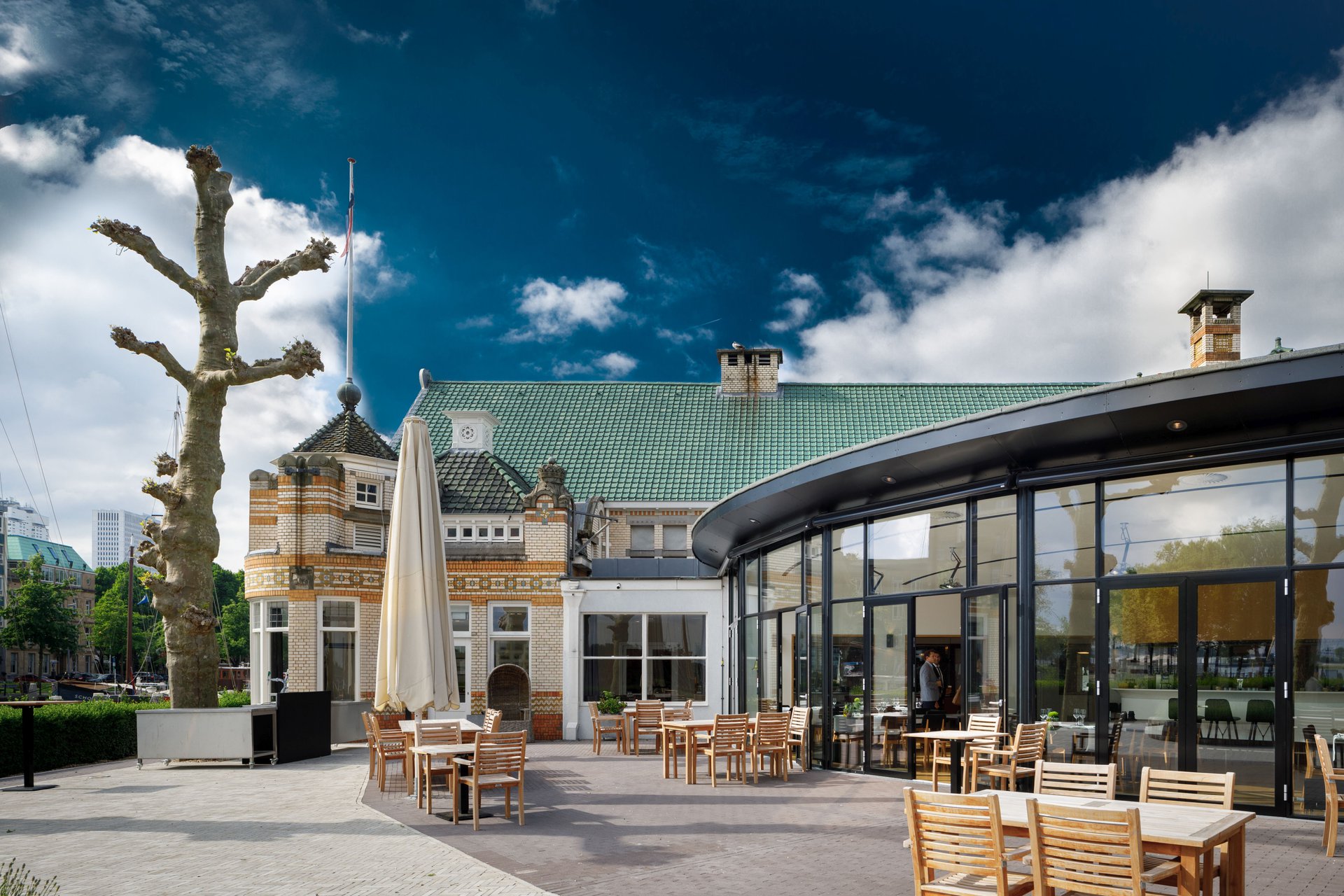 Modern day hospitality concept with respect for social traditions at Societeit 'De Maas'