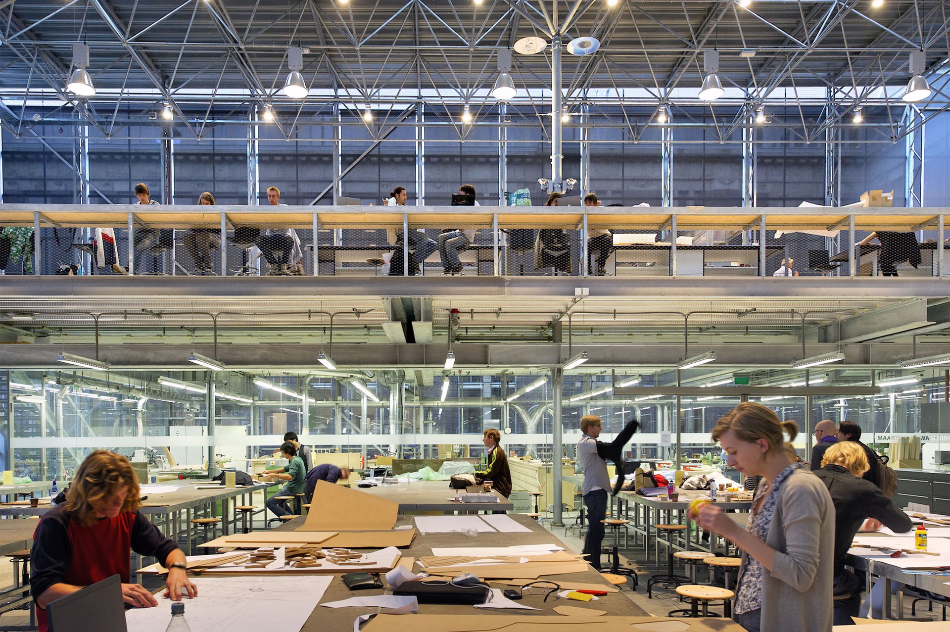 Interior view of TU Delft Bouwkunde