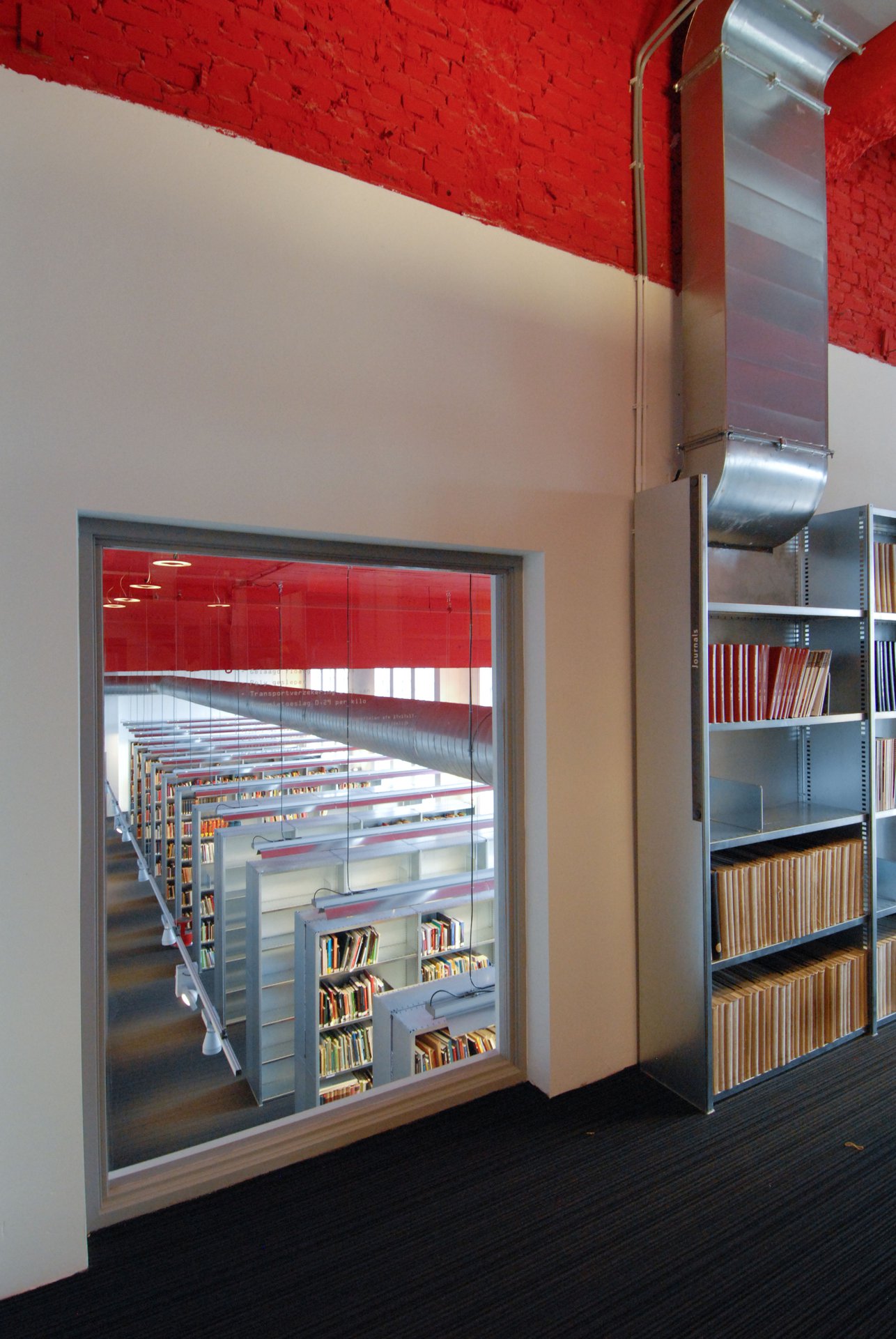 Interior spaces at TU Delft Bouwkunde