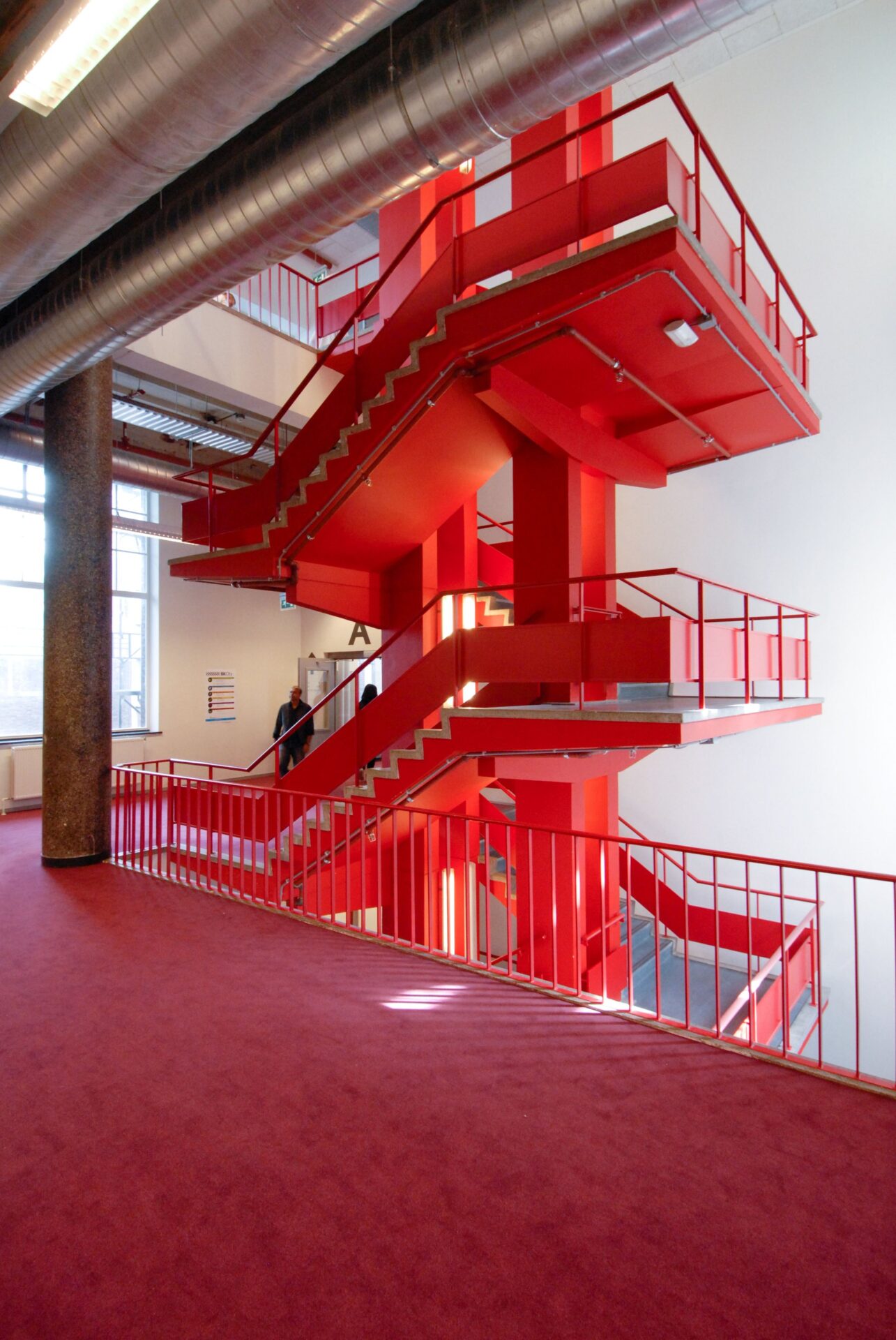 Vertical spaces at TU Delft Bouwkunde