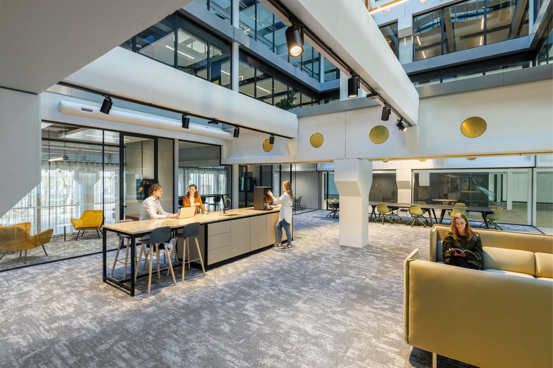 Sustainably transforming a historic post building into a multi-tenant office space