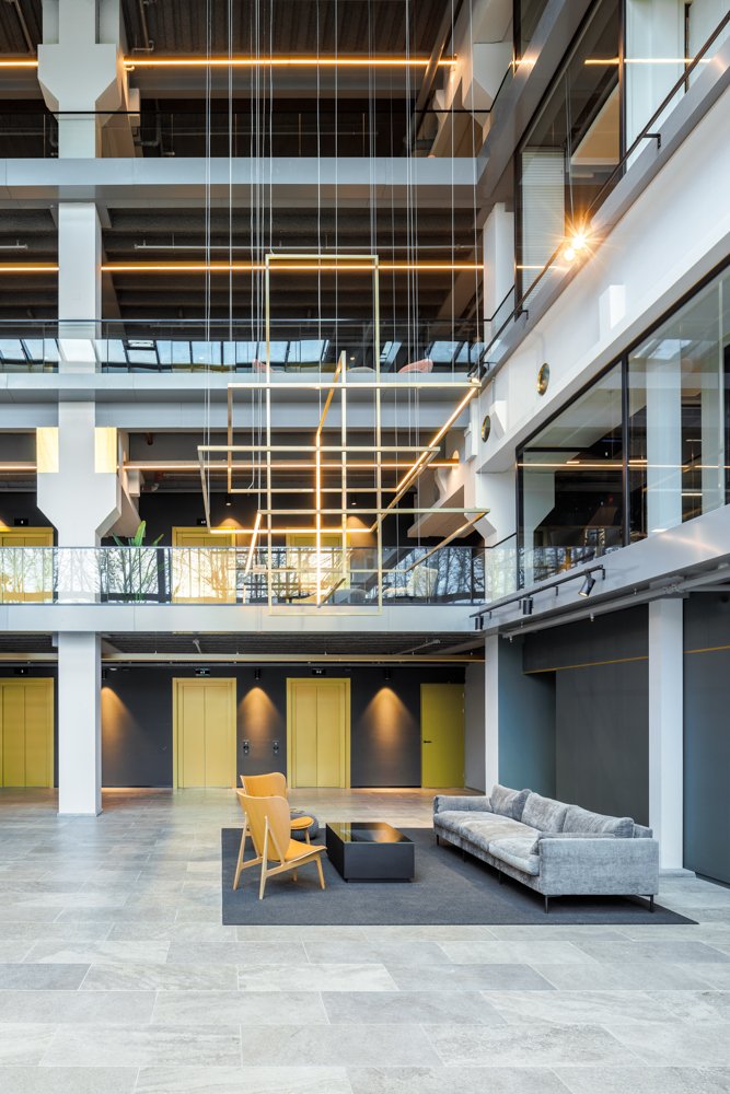 Sustainably transforming a historic post building into a multi-tenant office space