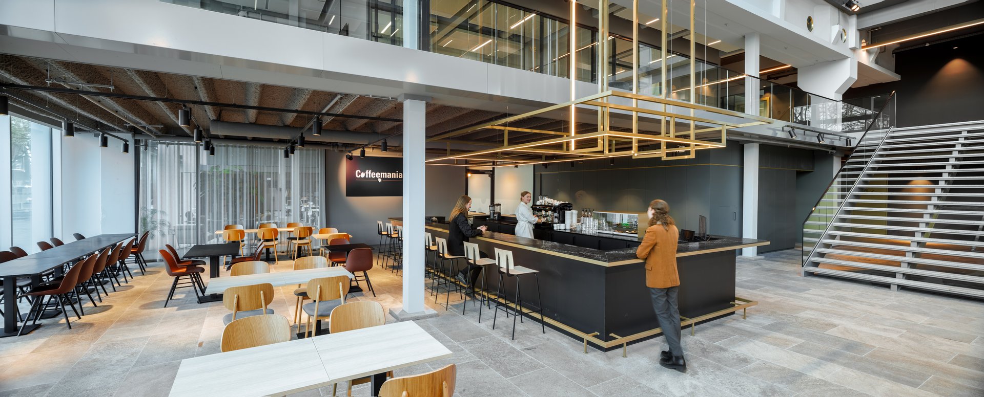 Sustainably transforming a historic post building into a multi-tenant office space