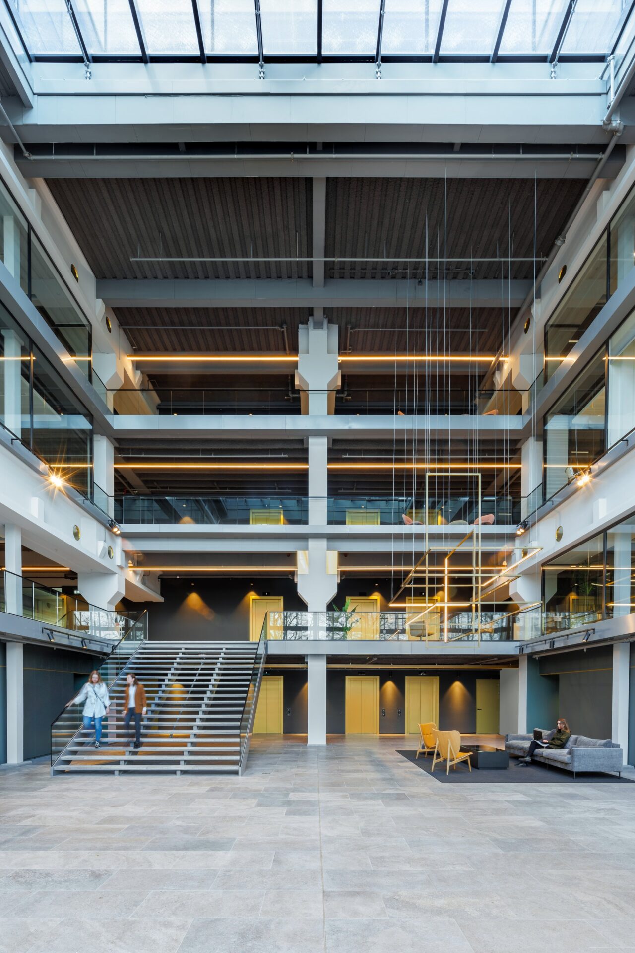 Sustainably transforming a historic post building into a multi-tenant office space