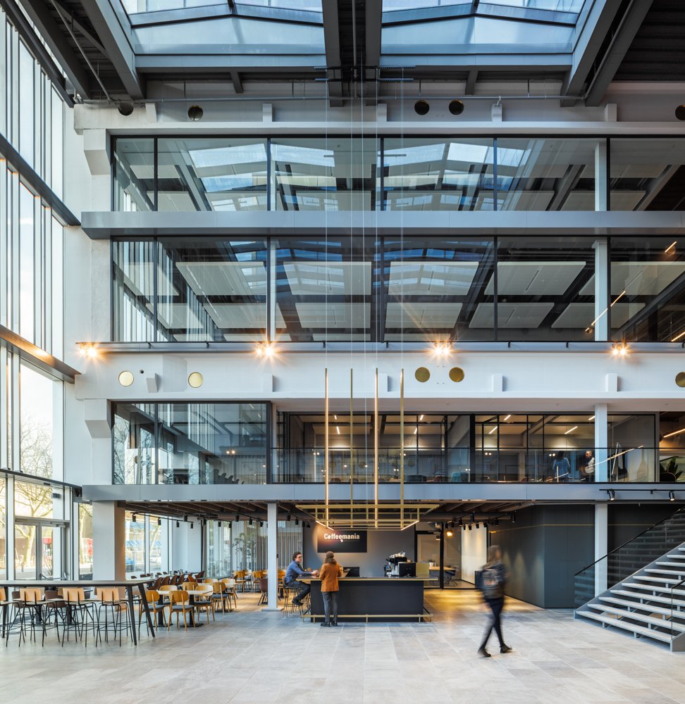 Sustainably transforming a historic post building into a multi-tenant office space