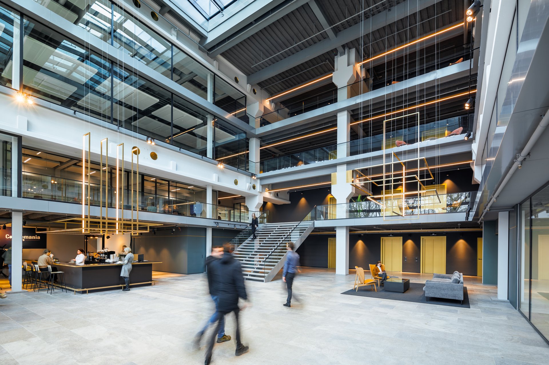 Sustainably transforming a historic post building into a multi-tenant office space