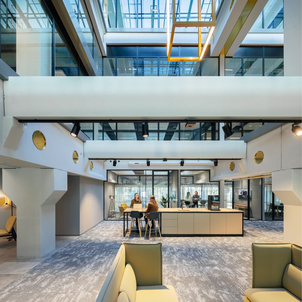 Sustainably transforming a historic post building into a multi-tenant office space