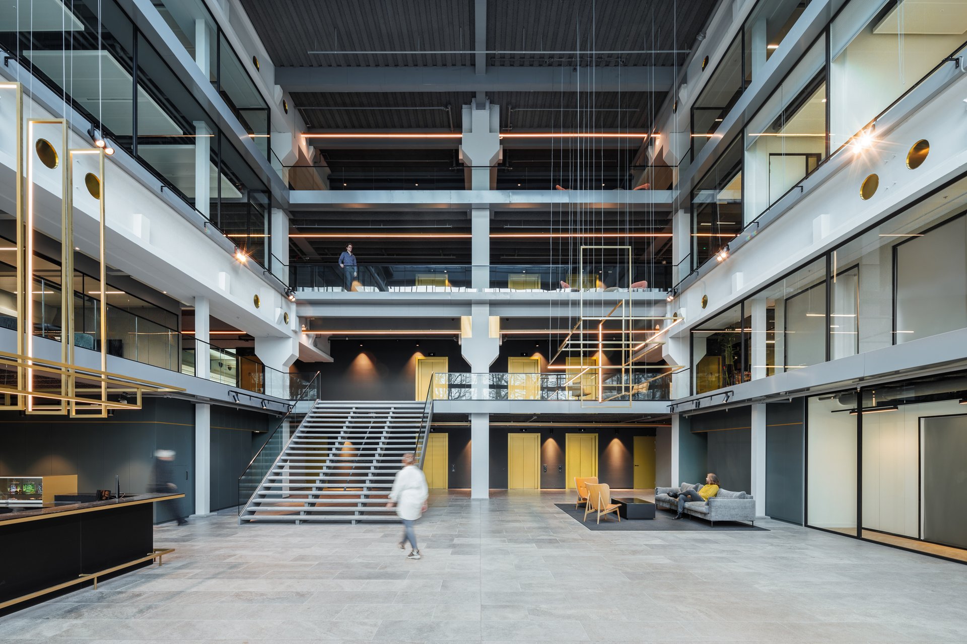 Sustainably transforming a historic post building into a multi-tenant office space