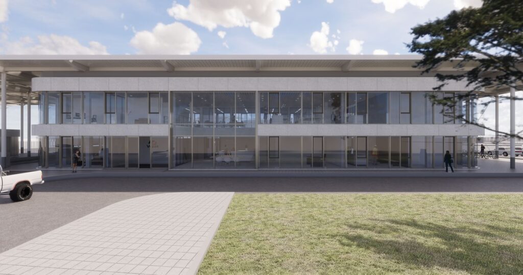 Render of the sustainable new build for Vopak in South Africa