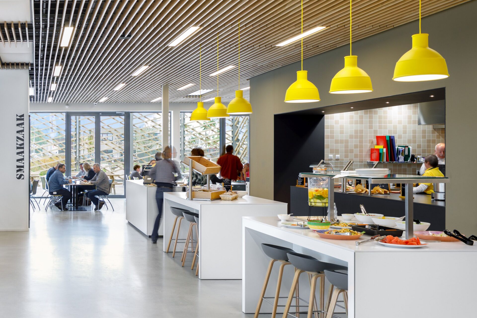 The restaurant doubles as a learning environment