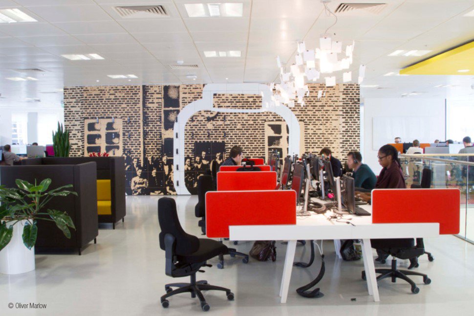 LEGO UK headquarters office interior