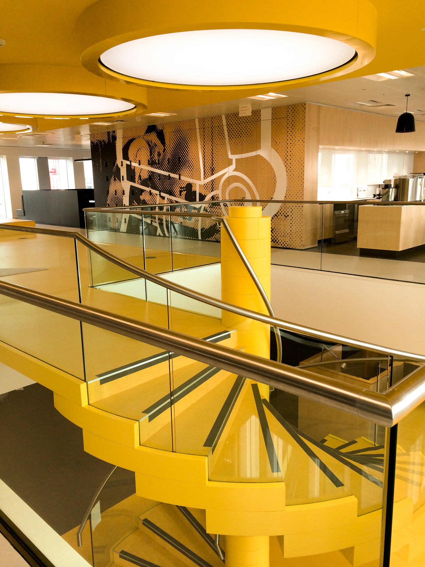 LEGO UK headquarters lounge area