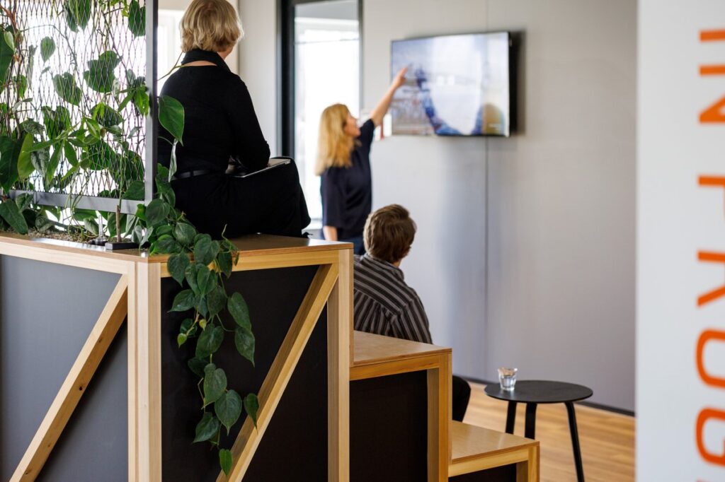 Interior design for hybrid working